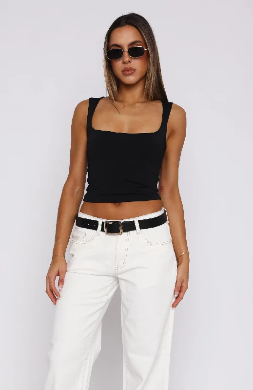 Fell In Love Top Black