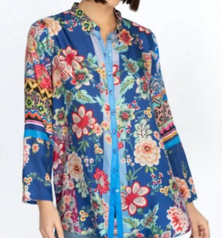 Hebea Dulla Tunic In Blue