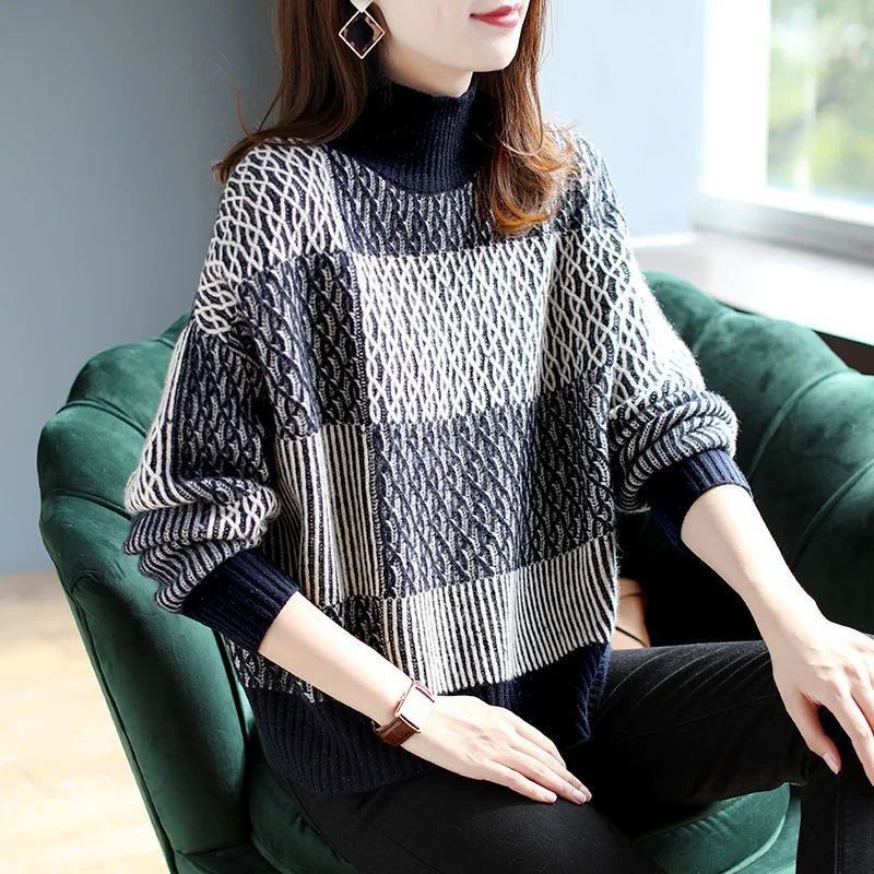 Knitted Casual Long Sleeve Sweater