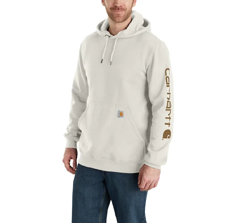 Men's Loose Fit Midweight Logo Sleeve Graphic Sweatshirt