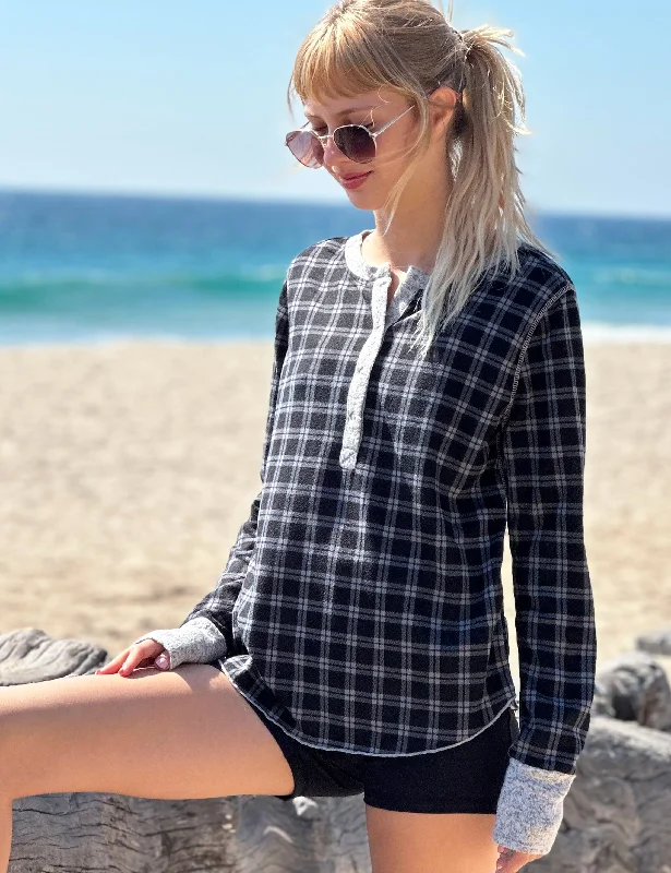 Black Plaid / S