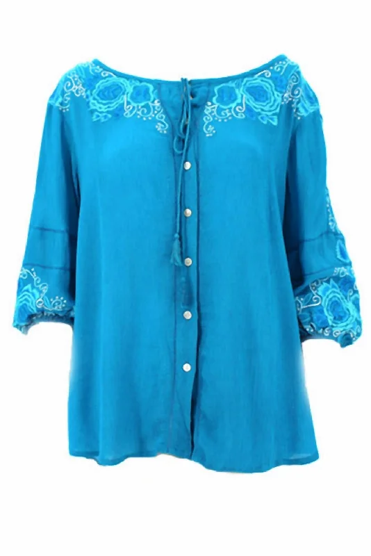 Women's Cape Coral Tunic In Blue