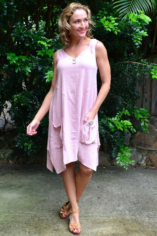 Blush Pink Costa Rica Tunic Dress