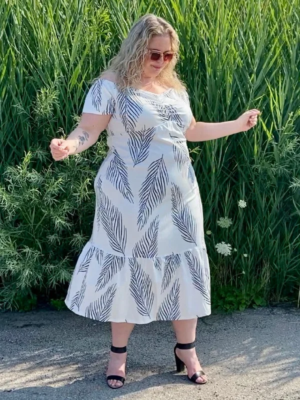 Elaine Plus Size Midi Dress