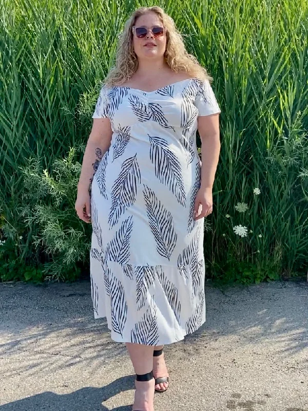 Elaine Plus Size Midi Dress