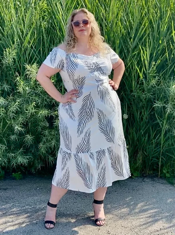 Elaine Plus Size Midi Dress