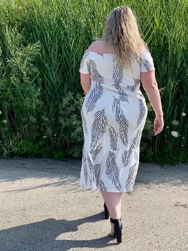 Elaine Plus Size Midi Dress