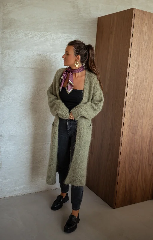 Khaki Pelly Cardigan