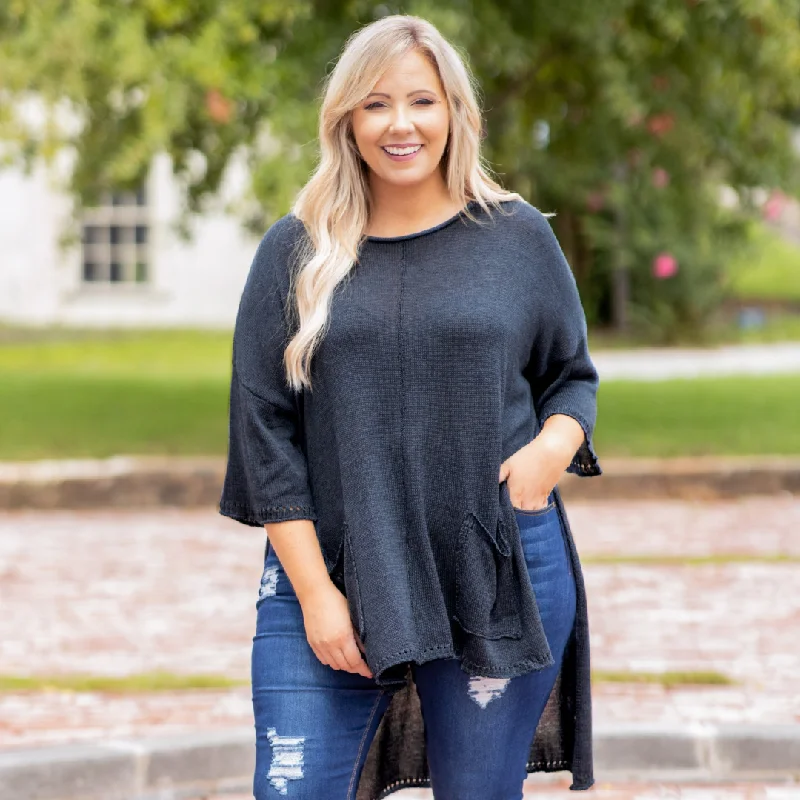 The Lucky One Tunic, Navy