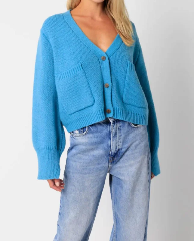 Daley Cardigan In Blue