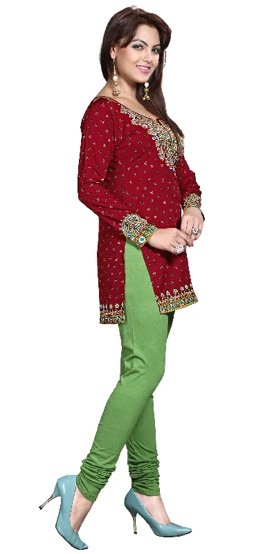 Elegant Maroon Short Kurta for Women – Stylish Indian Kurti