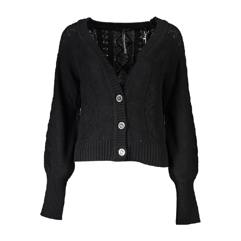 Guess Jeans Elegant Long Sleeve  Cardigan with Contrast Women's Details