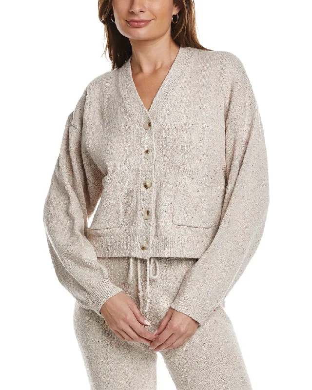 JoosTricot Speckled Linen & Silk-Blend Cardigan