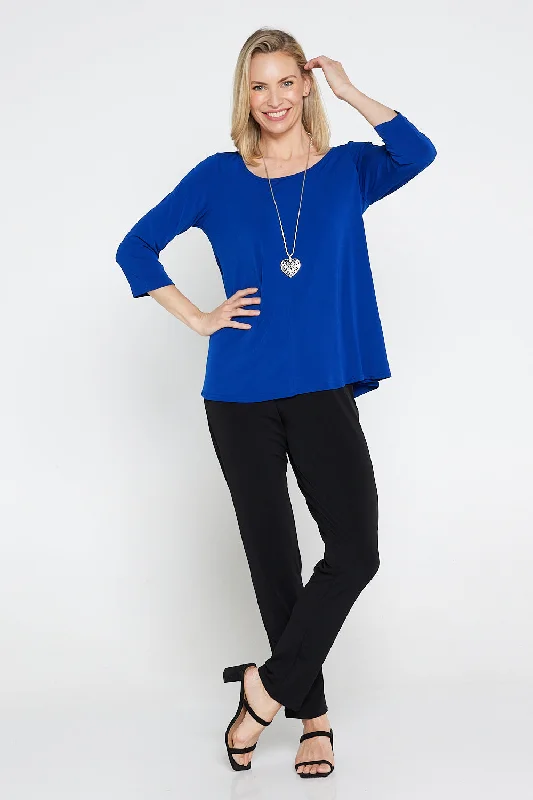 Josephine 3/4 Sleeve Top - Royal