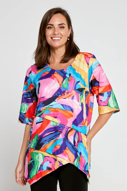 Judith Top - Rainbow Swirl