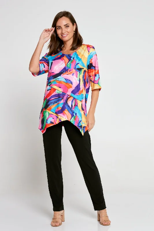 Judith Top - Rainbow Swirl