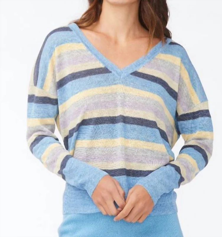 Small / multi stripe sweater