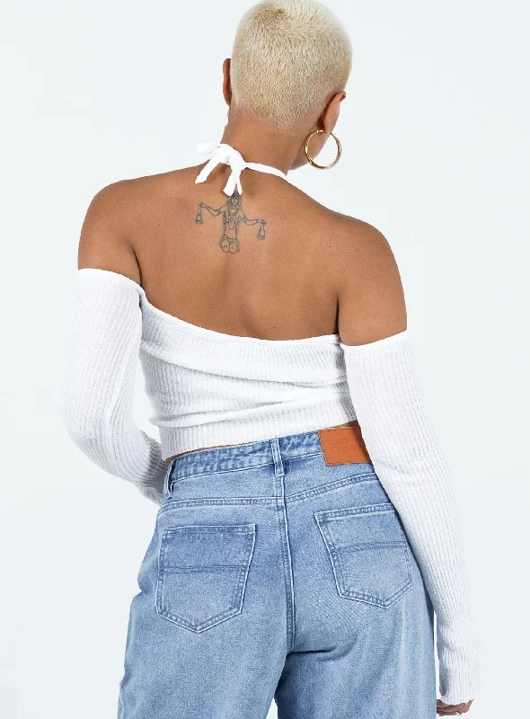 Nardoo Off The Shoulder Top Bone