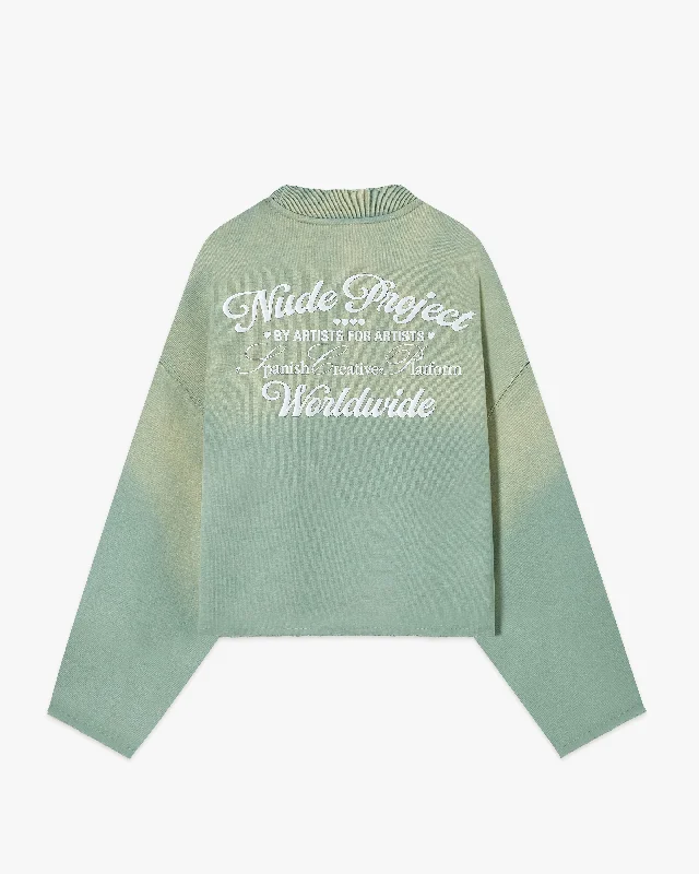 OVERDYED CREWNECK GREEN