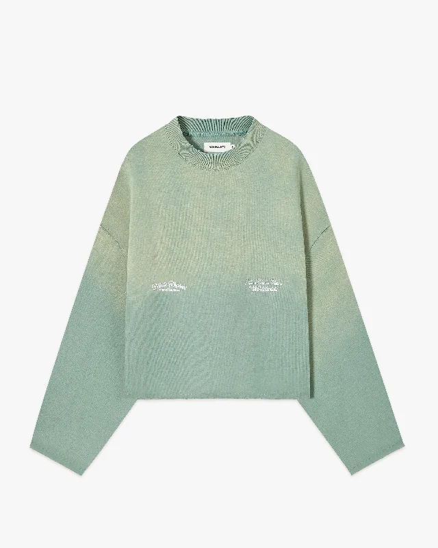 OVERDYED CREWNECK GREEN