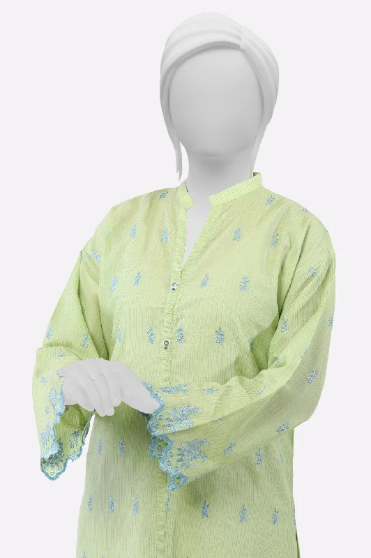 Light Green Embroidered 2PC