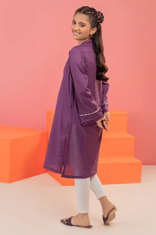 Purple Solid Kurti