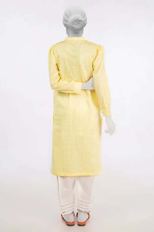 Yellow Stylised Kurti