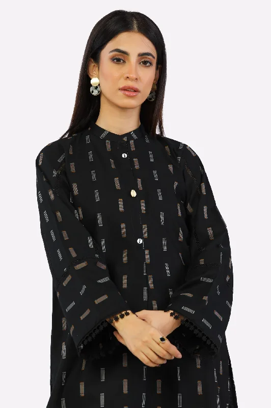 Black Dyed Stylised Kurti