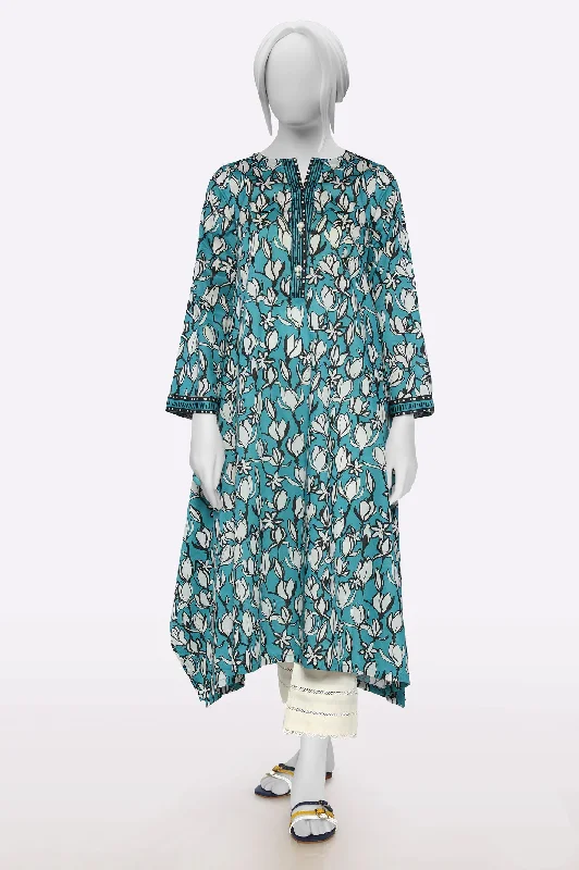 Green Printed Kurti