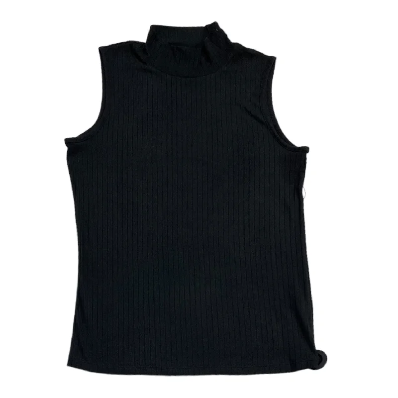 Black Top Sleeveless Cmc, Size Xl