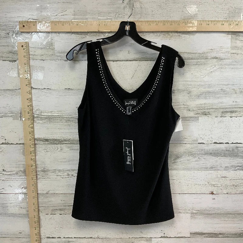 Black Top Sleeveless Joseph Ribkoff, Size L