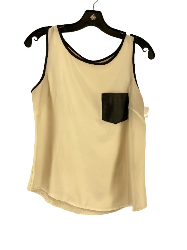 Black & White Top Sleeveless Clothes Mentor, Size S