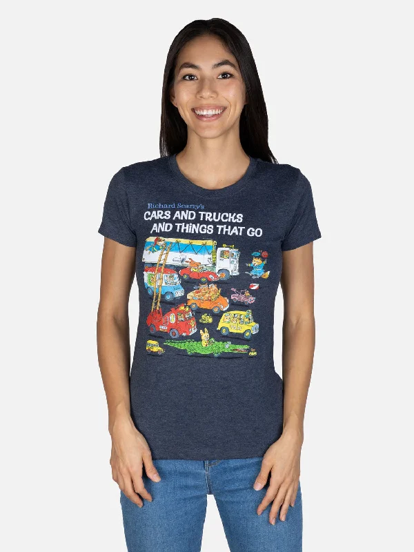 Richard Scarry - Cars and Trucks and Things That Go Women’s Crew T-Shirt