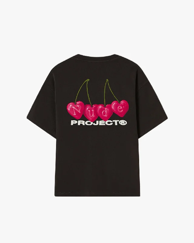 CHERRY TEE BLACK