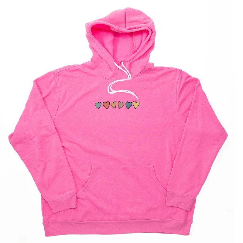 Cute Hearts Giant Hoodie