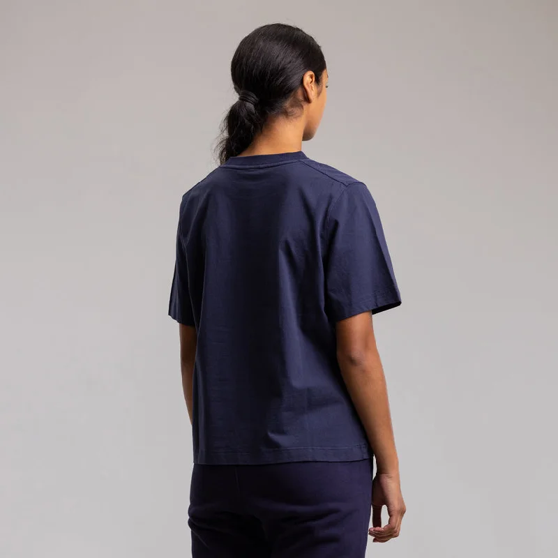 Ilabb Racing Bird Heritage Block Tee Washed Navy