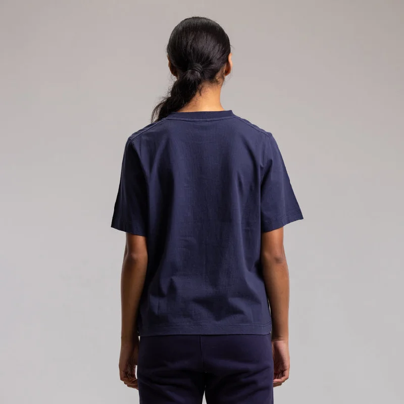 Ilabb Racing Bird Heritage Block Tee Washed Navy