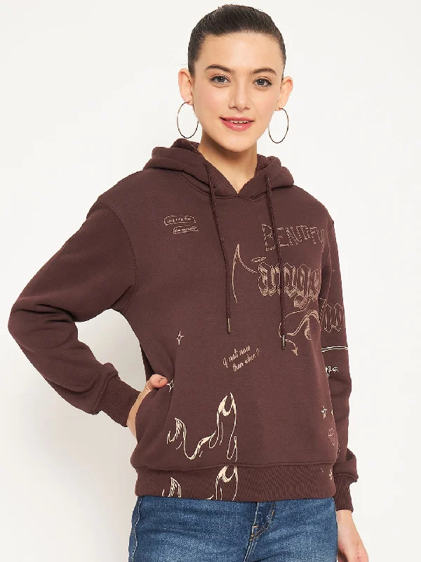 Madame Chocolate Printed Sweatshirt