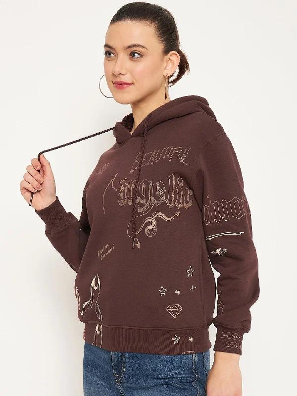 Madame Chocolate Printed Sweatshirt