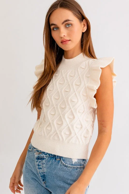 Macy Ruffle Sleeve Tank