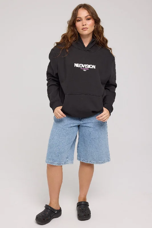 Neovision Exhibit Relaxed Hoodie Black