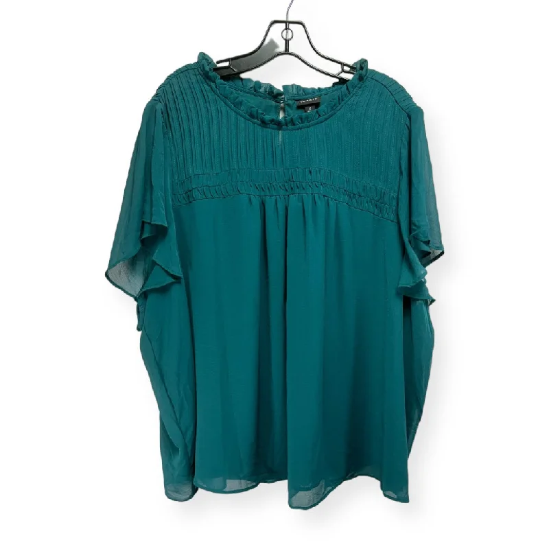 Teal Top Sleeveless Torrid, Size 4x