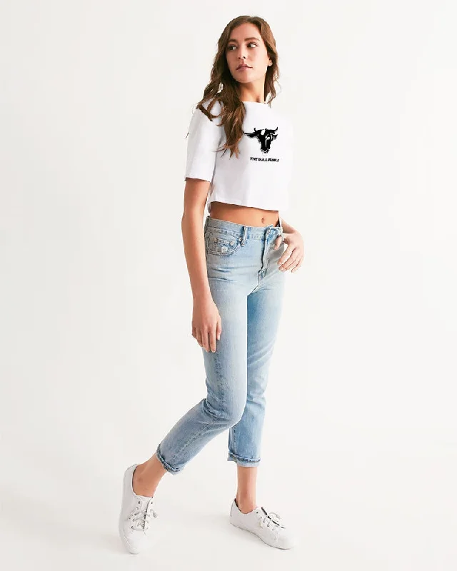 THE WHITE  BULL Women's Cropped Tee