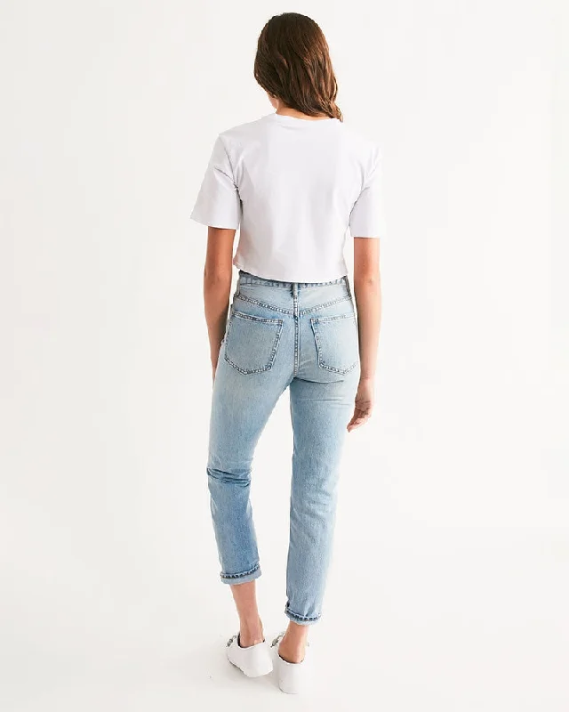 THE WHITE  BULL Women's Cropped Tee