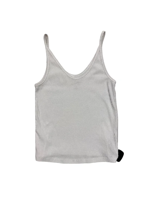 White Top Sleeveless Basic Universal Thread, Size S