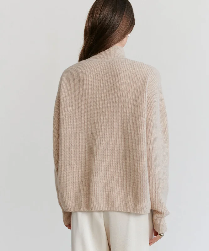 Cashmere Half Zip