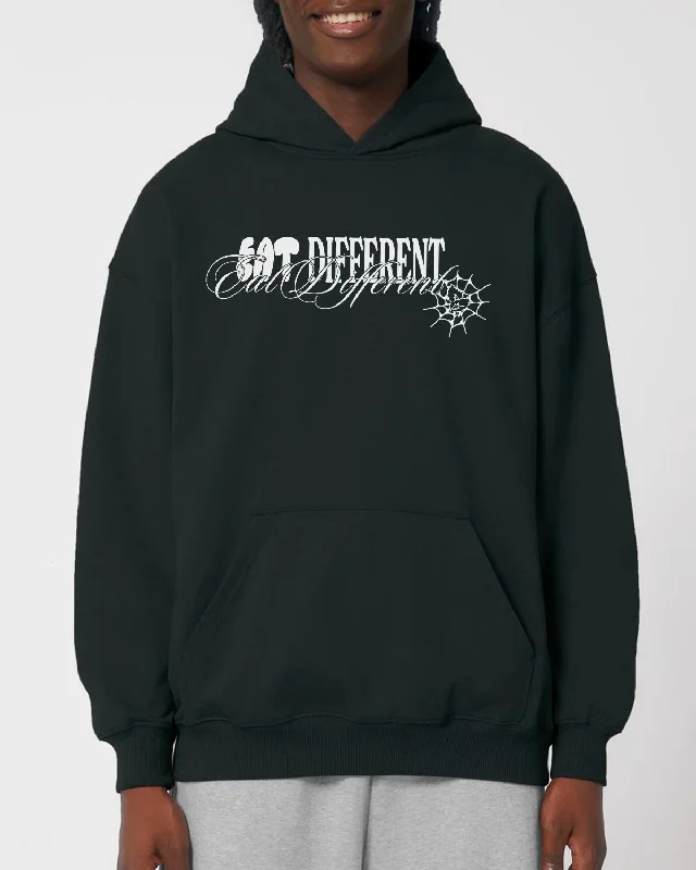 Eat Different Deluxe Organic Box Hoodie - Black