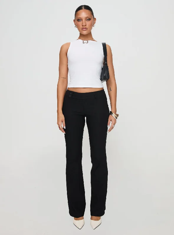 Fitzy High Neck Top White