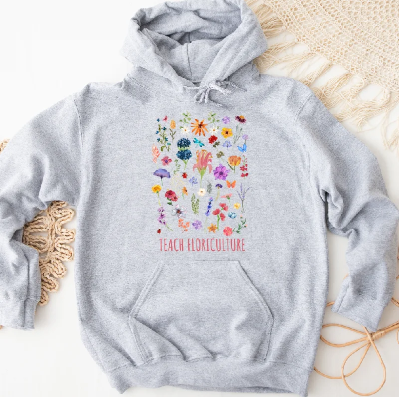 Flowers Teach Floriculture Hoodie (S-3XL) Unisex - Multiple Colors!