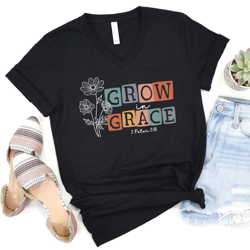 Grow In Grace V-Neck